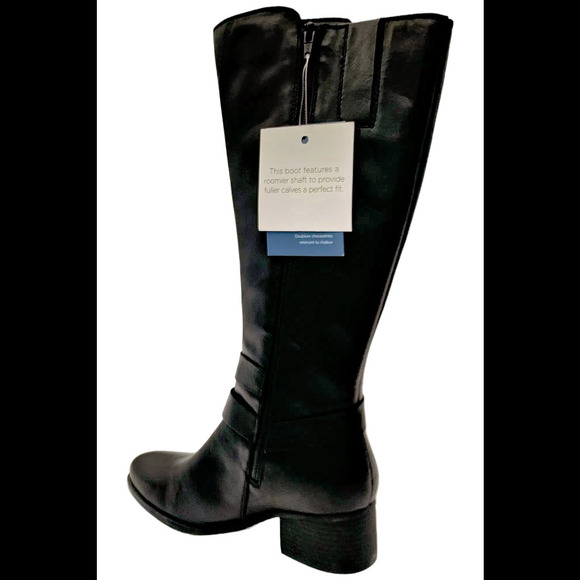 Naturalizer Women's Dale Wide Calf Boots Black - Medium - Picture 3 of 3